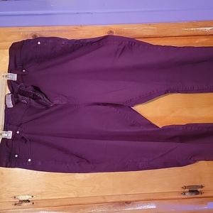 Red/purple jeans